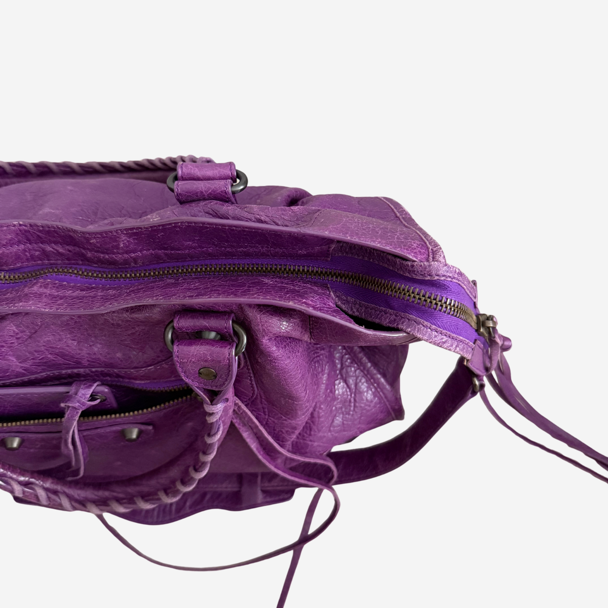 Balenciaga F/W 2013 Classic City Bag in Ultraviolet Purple