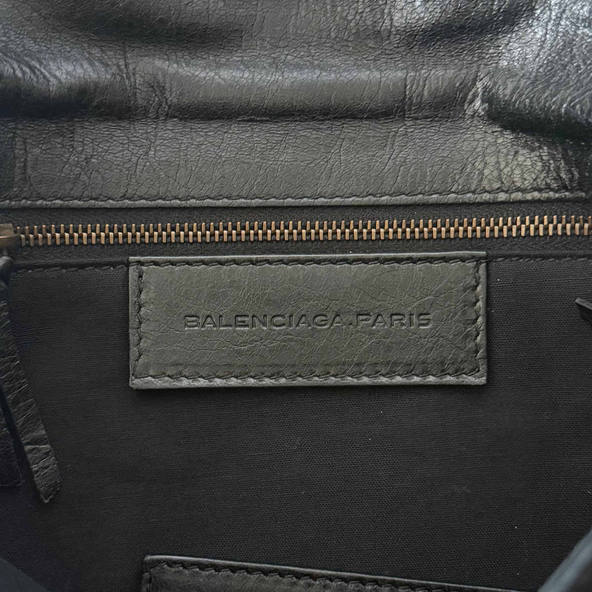 Balenciaga 2012 Black Classic Envelope Clutch