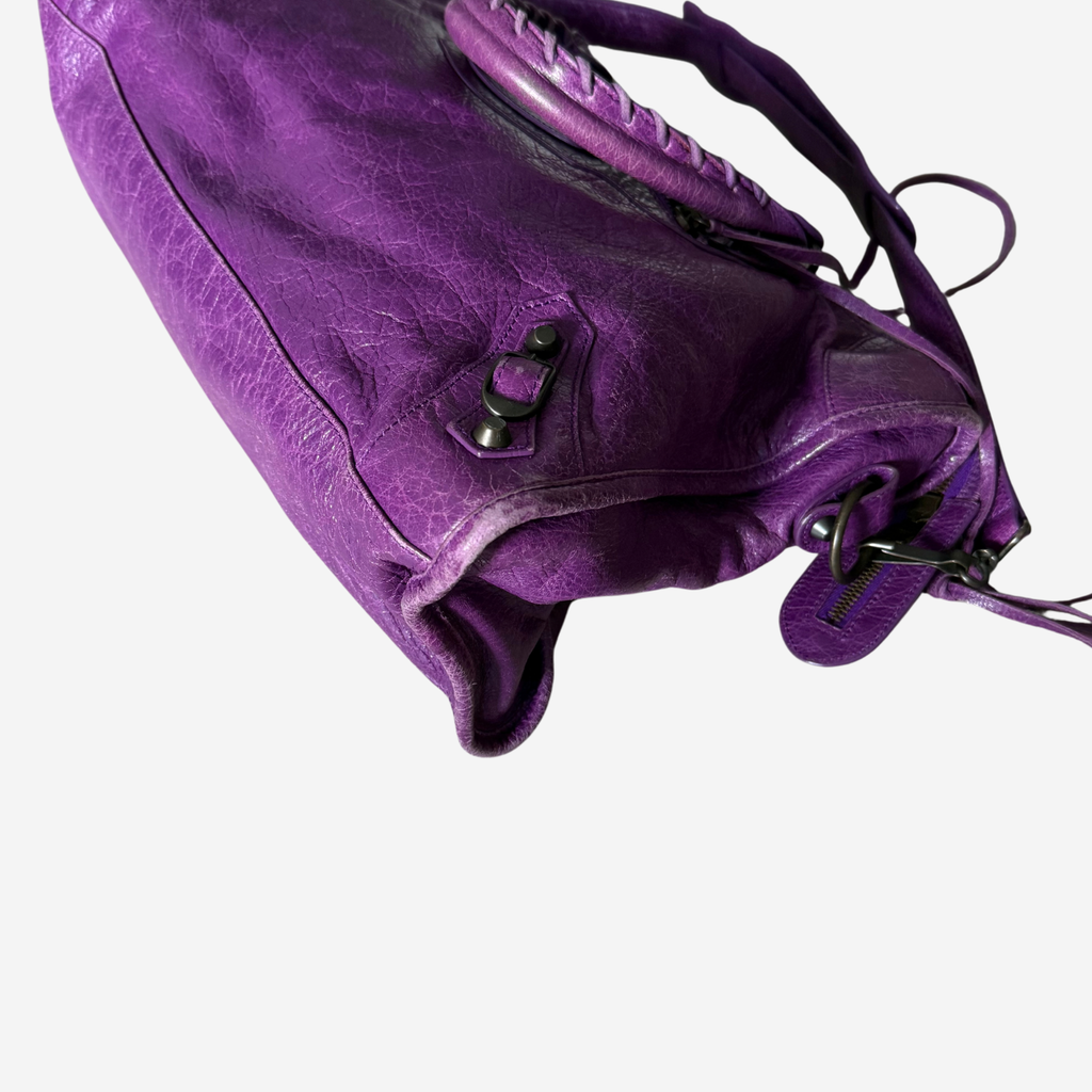 Balenciaga F/W 2013 Classic City Bag in Ultraviolet Purple