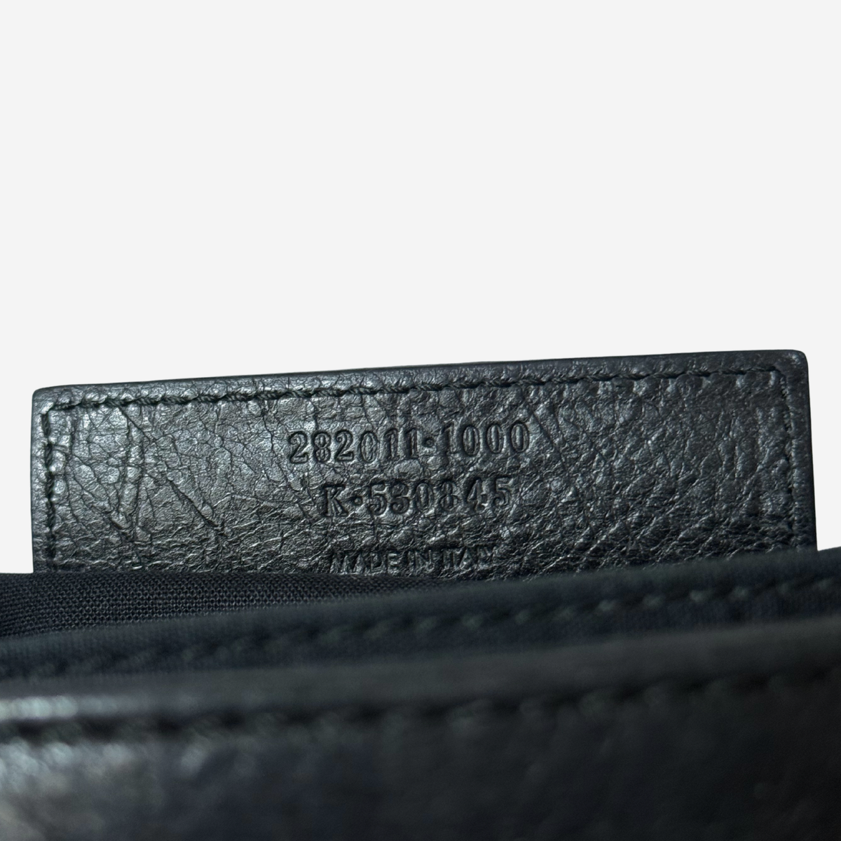 Balenciaga 2012 Black Giant 12 Envelope Clutch