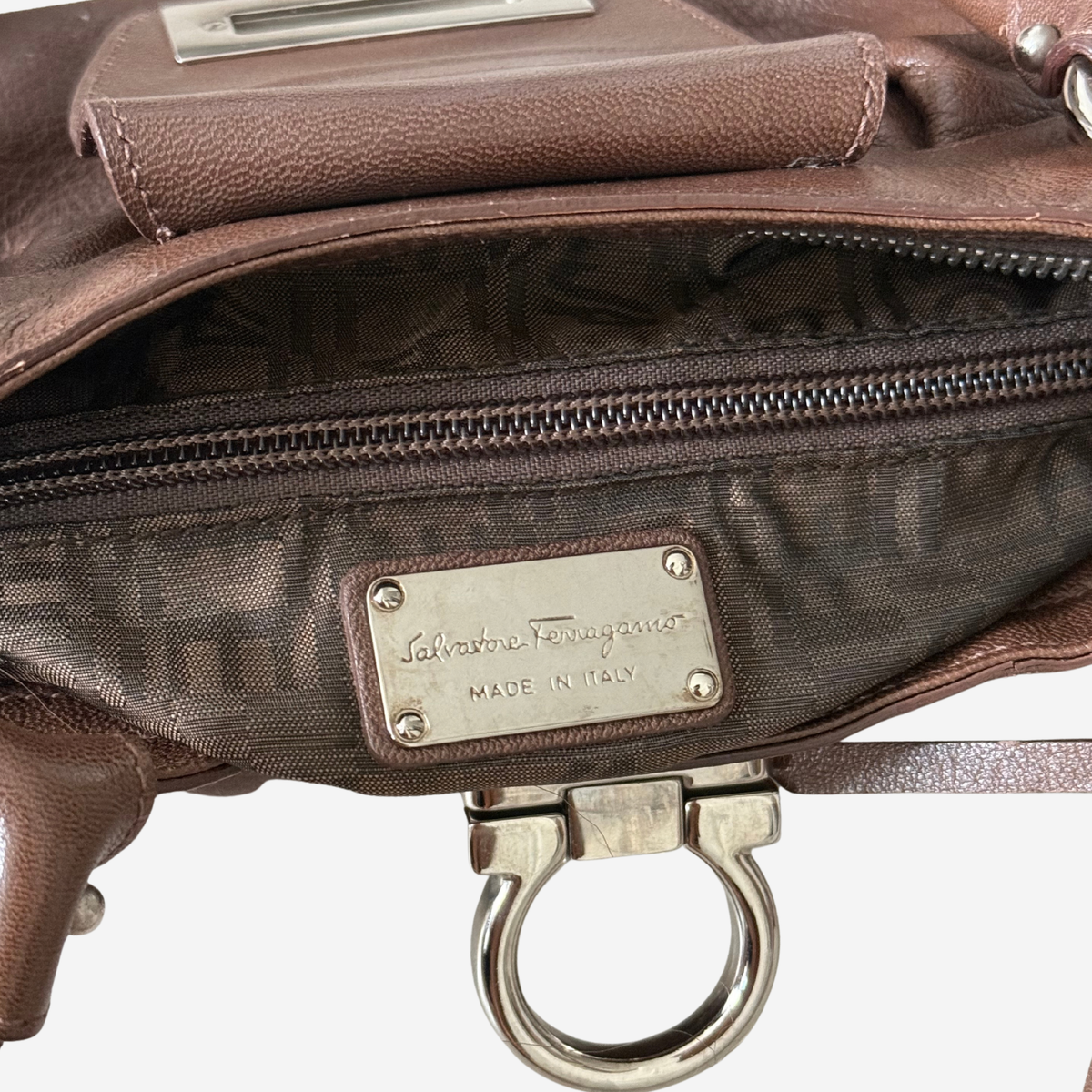 Ferragamo Small Gancini Marisa Shoulder Bag