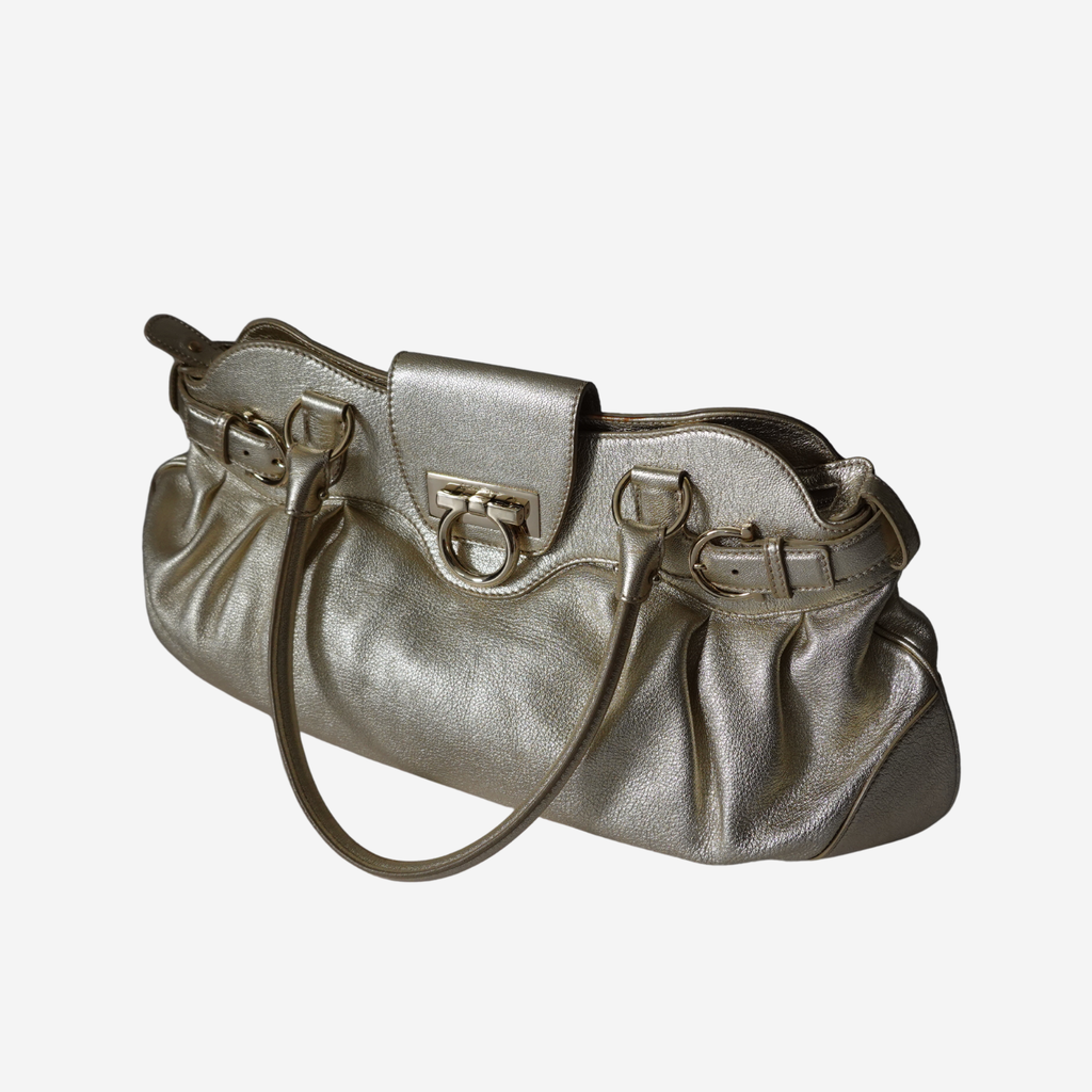 Large Metallic Gancini Marisa Bag
