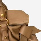 Miu Miu Vitello Lux Bow Satchel