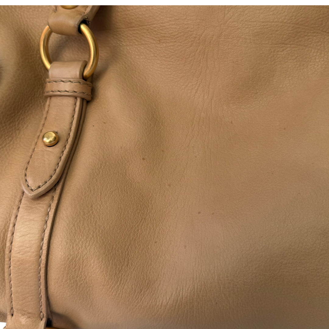 Miu Miu - Vitello Lux Bow Satchel