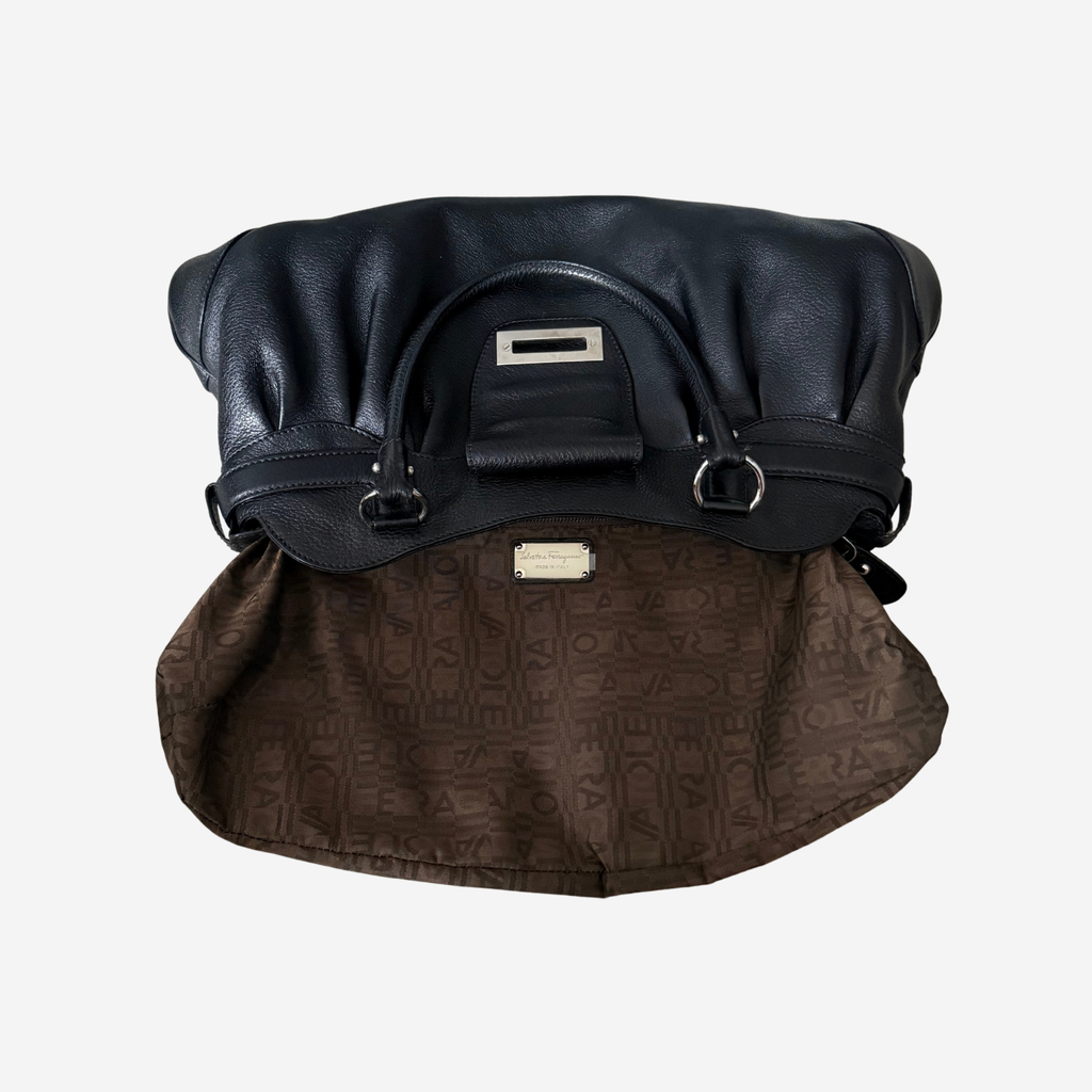 Ferragamo Large Gancini Marisa Shoulder Bag
