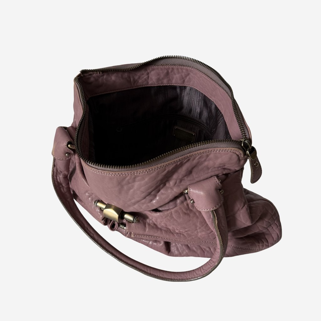 Gancini Leather Bag