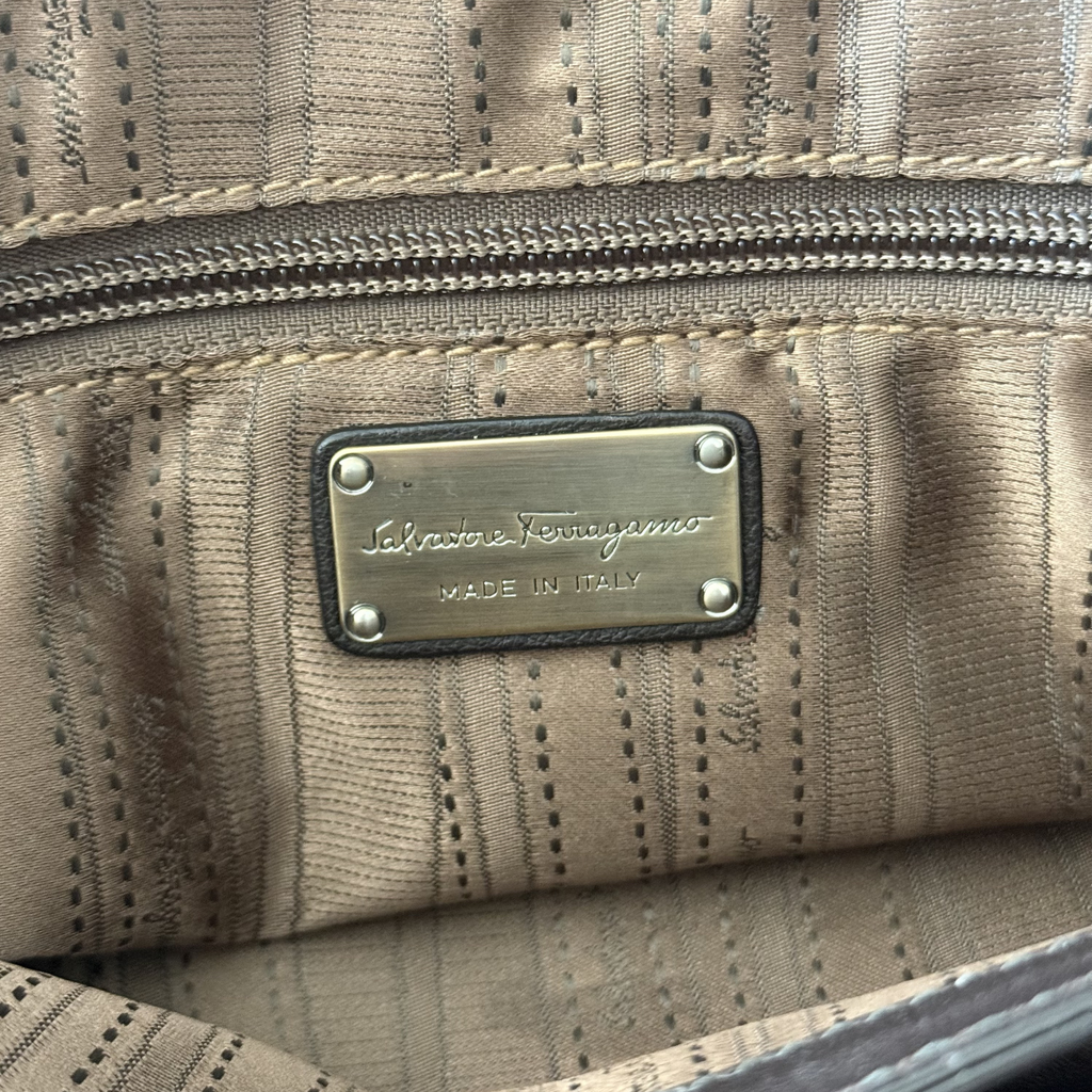 Braided Handle Shoulder Bag