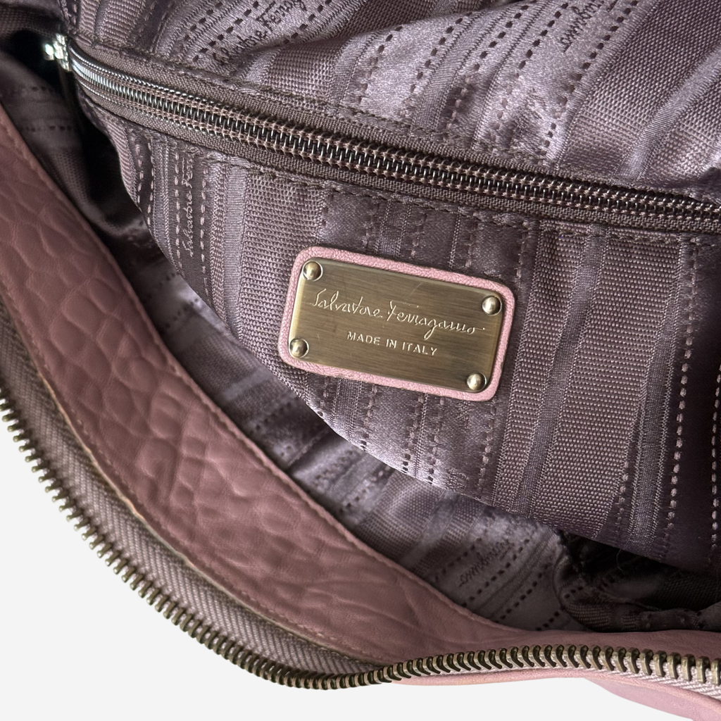 Gancini Leather Bag
