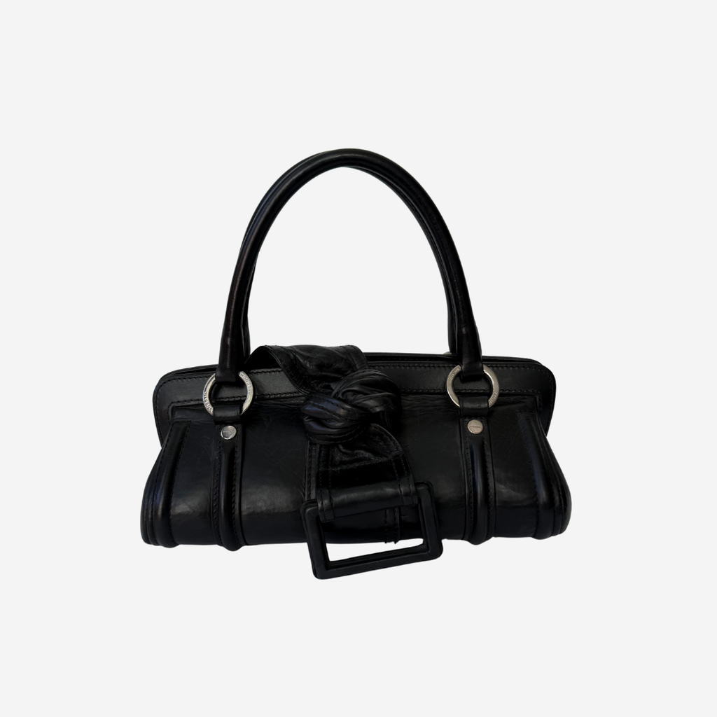 Leather Knot Handbag