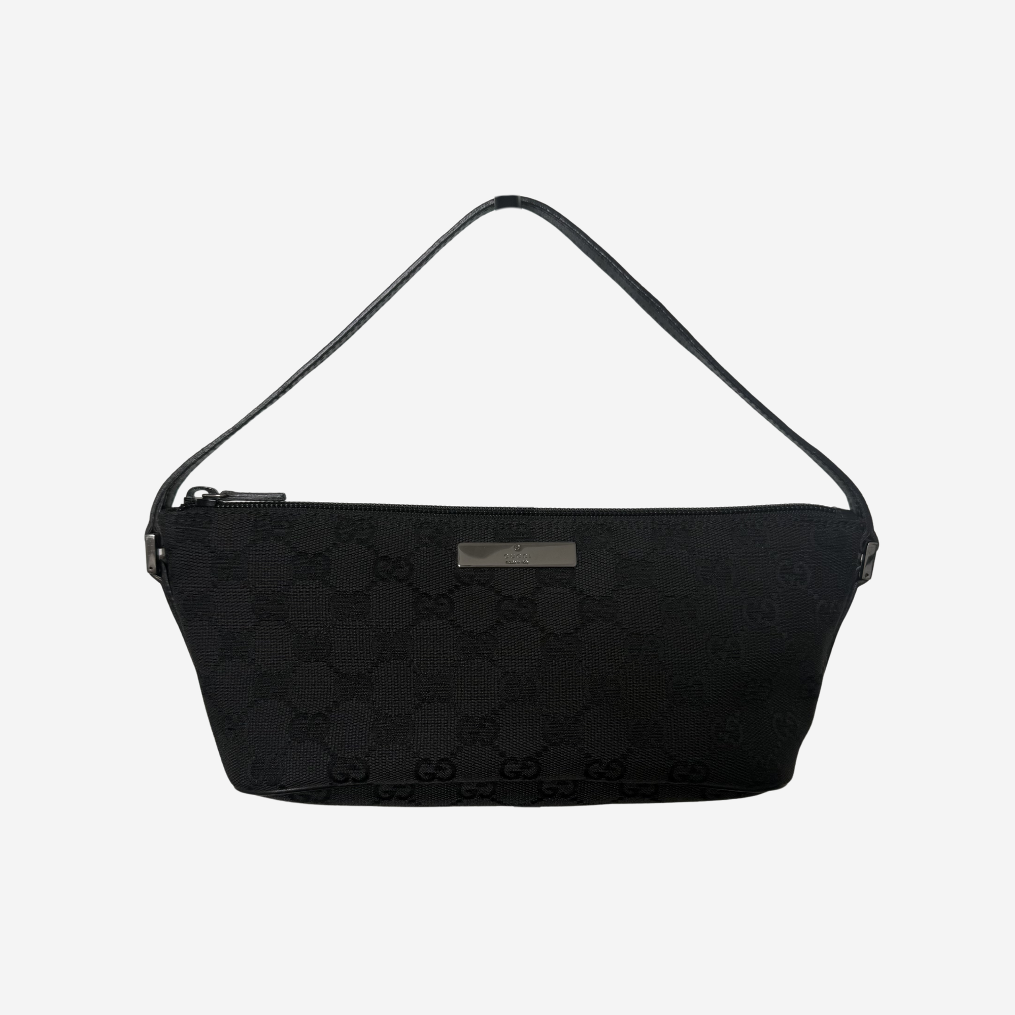 GG Canvas Boat Pochette