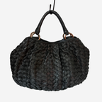 Miu Miu Leather Woven Tote