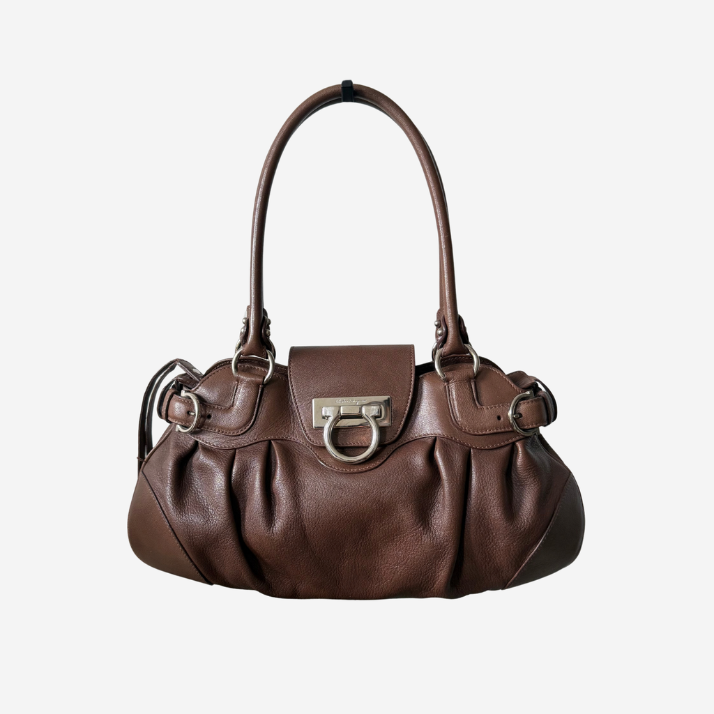 Ferragamo Small Gancini Marisa Shoulder Bag