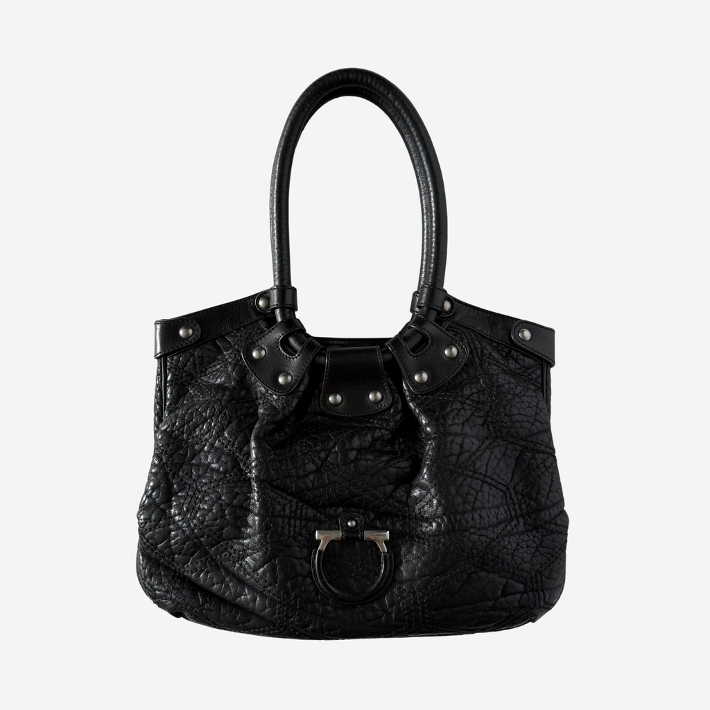 Gancini Hobo Shoulder Bag
