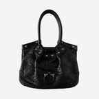 Ferragamo Gancini Hobo Shoulder Bag