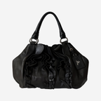 Prada Nappa Mordore Ruffle Hobo