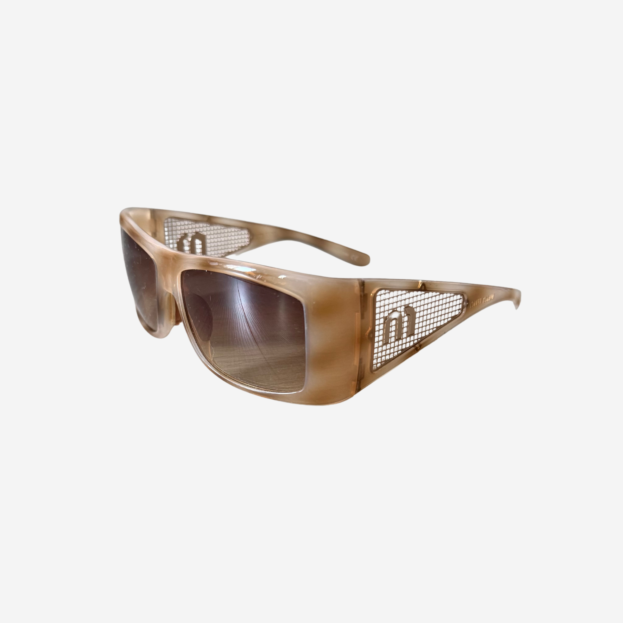 Logo Cutout Sunglasses