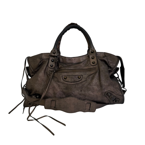 Balenciaga - Metallic Classic City Bag