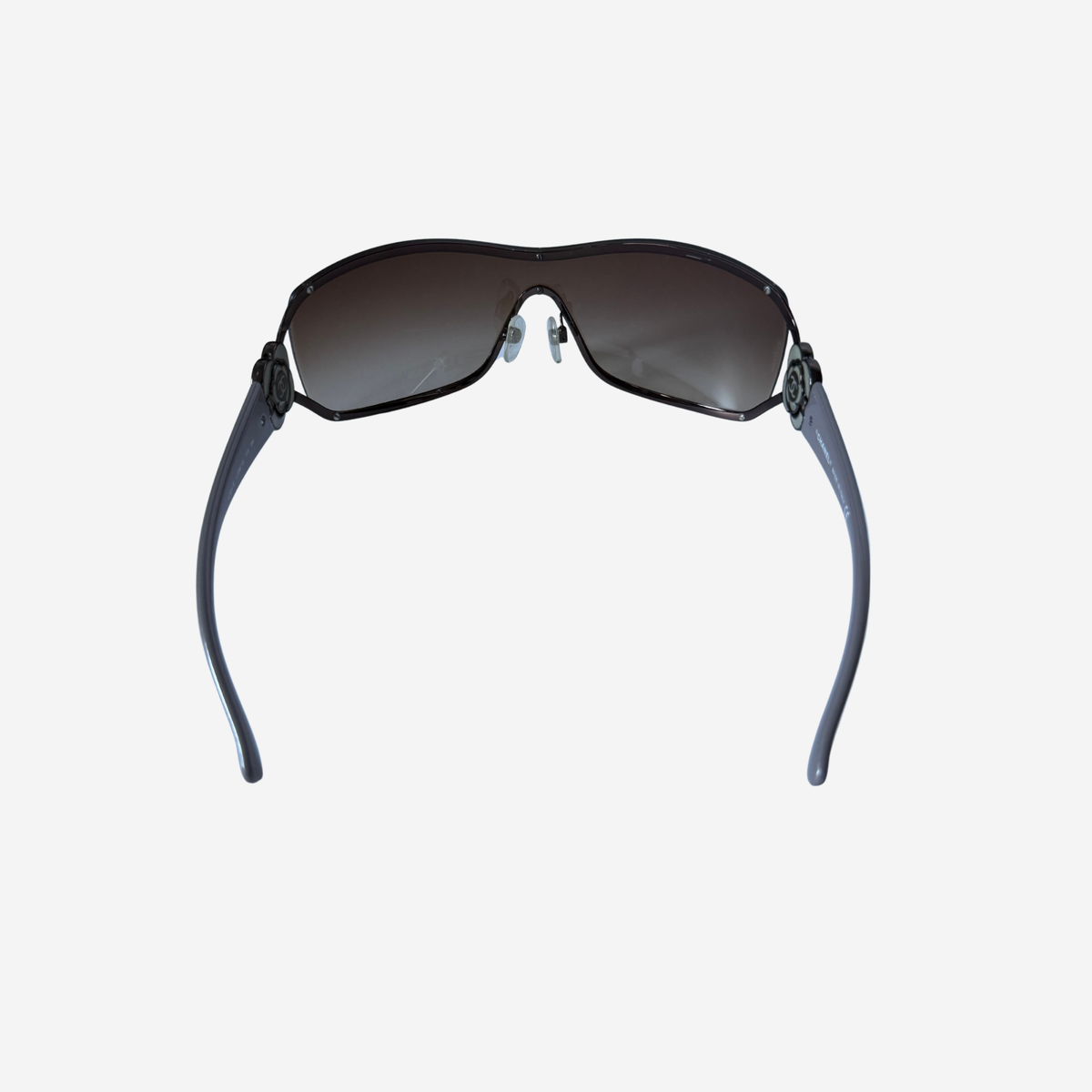 Chanel 4164-B Camellia Crystal Shield Sunglasses