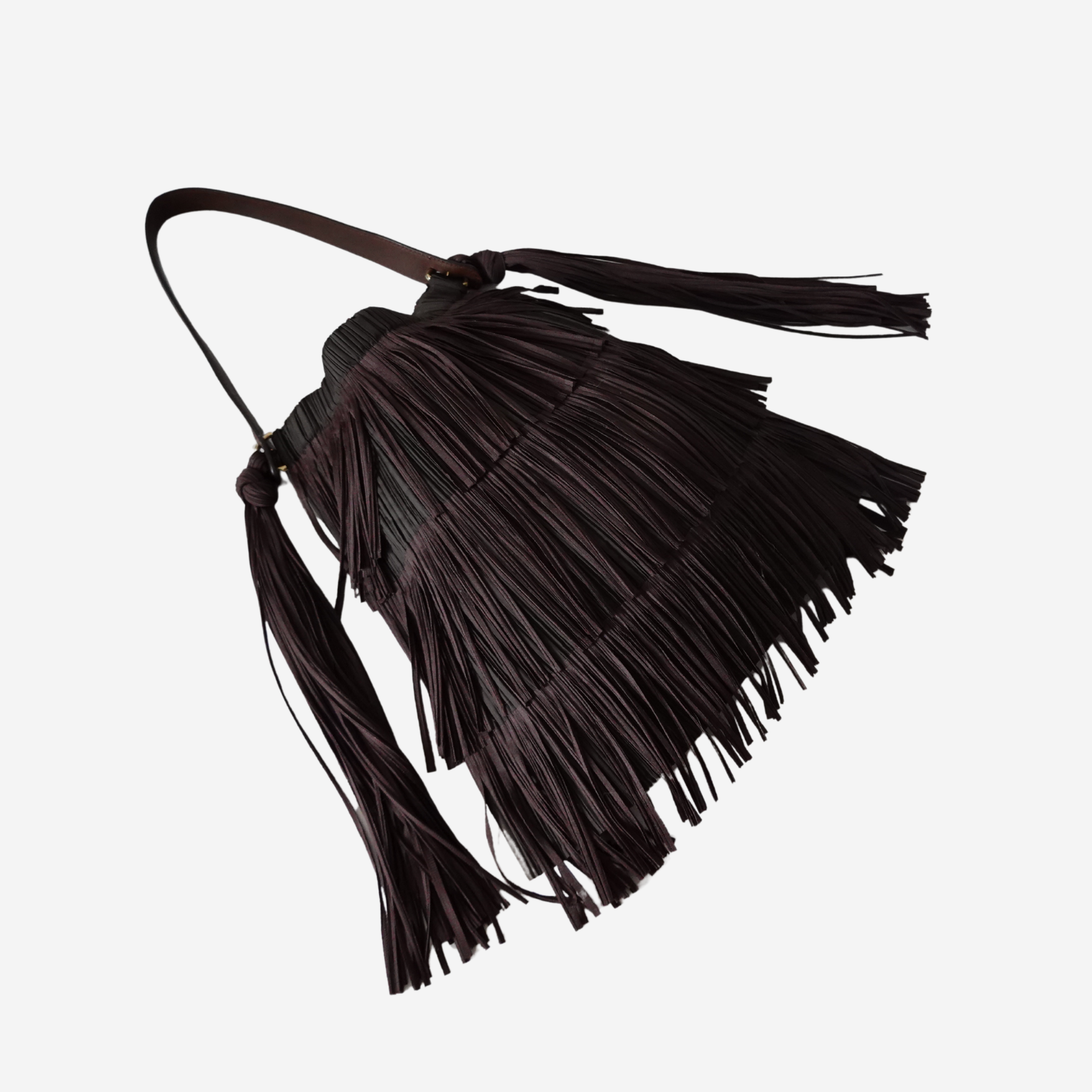 Pleats Please Fringe Shoulder Bag