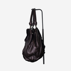 Prada Nappa Mordore Ruffle Hobo Bag