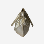 Ferragamo Large Metallic Gancini Marisa Bag