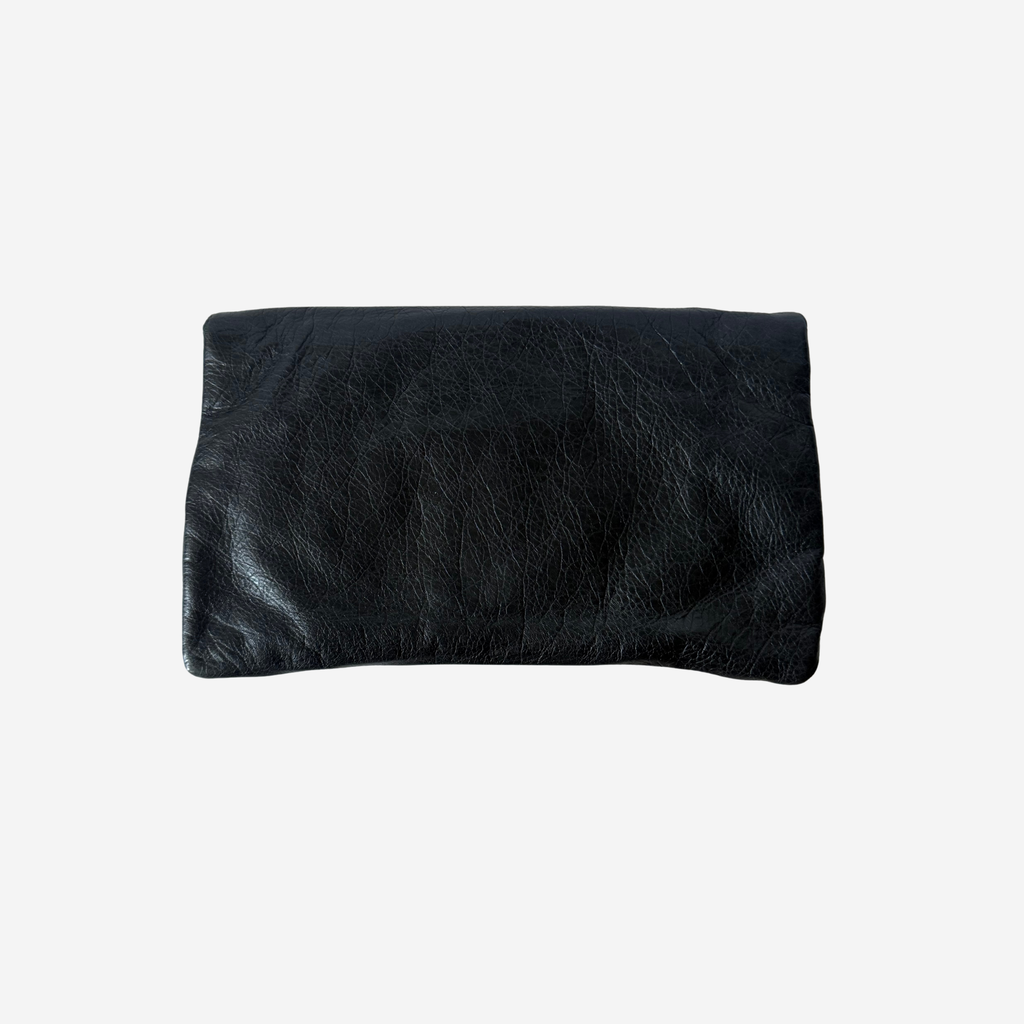 Balenciaga 2012 Black Giant 12 Envelope Clutch