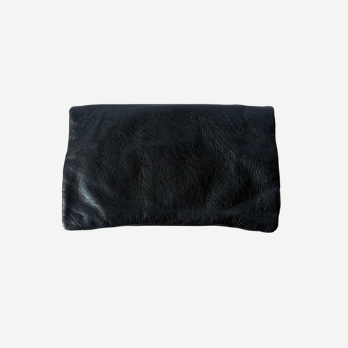 Balenciaga 2012 Black Giant 12 Envelope Clutch