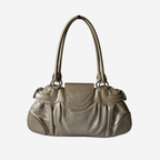 Ferragamo Small Metallic Gancini Marisa Bag