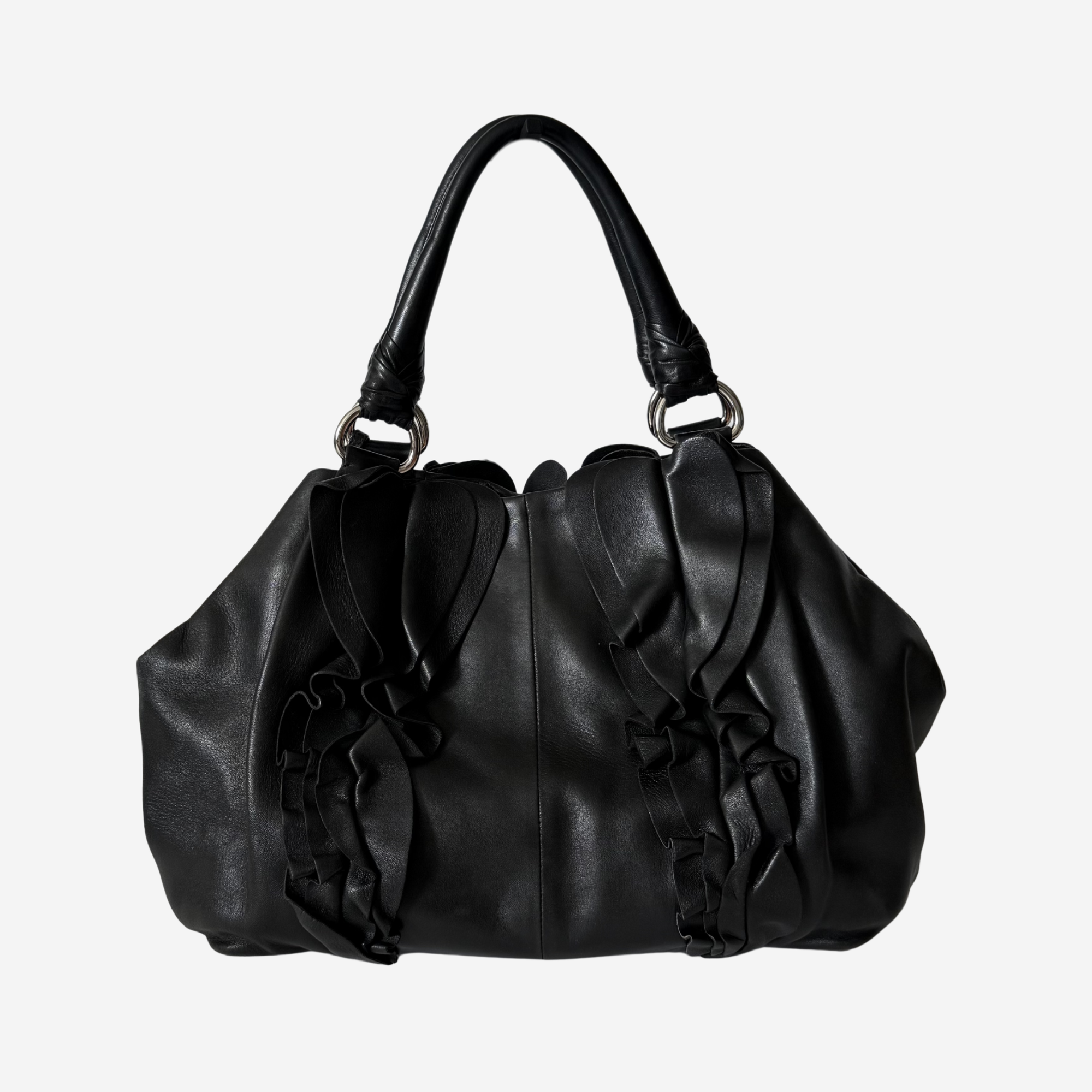 Nappa Mordore Ruffle Hobo