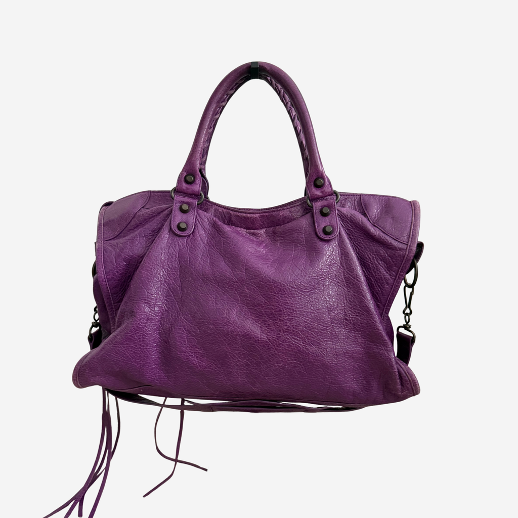 Balenciaga F/W 2013 Classic City Bag in Ultraviolet Purple