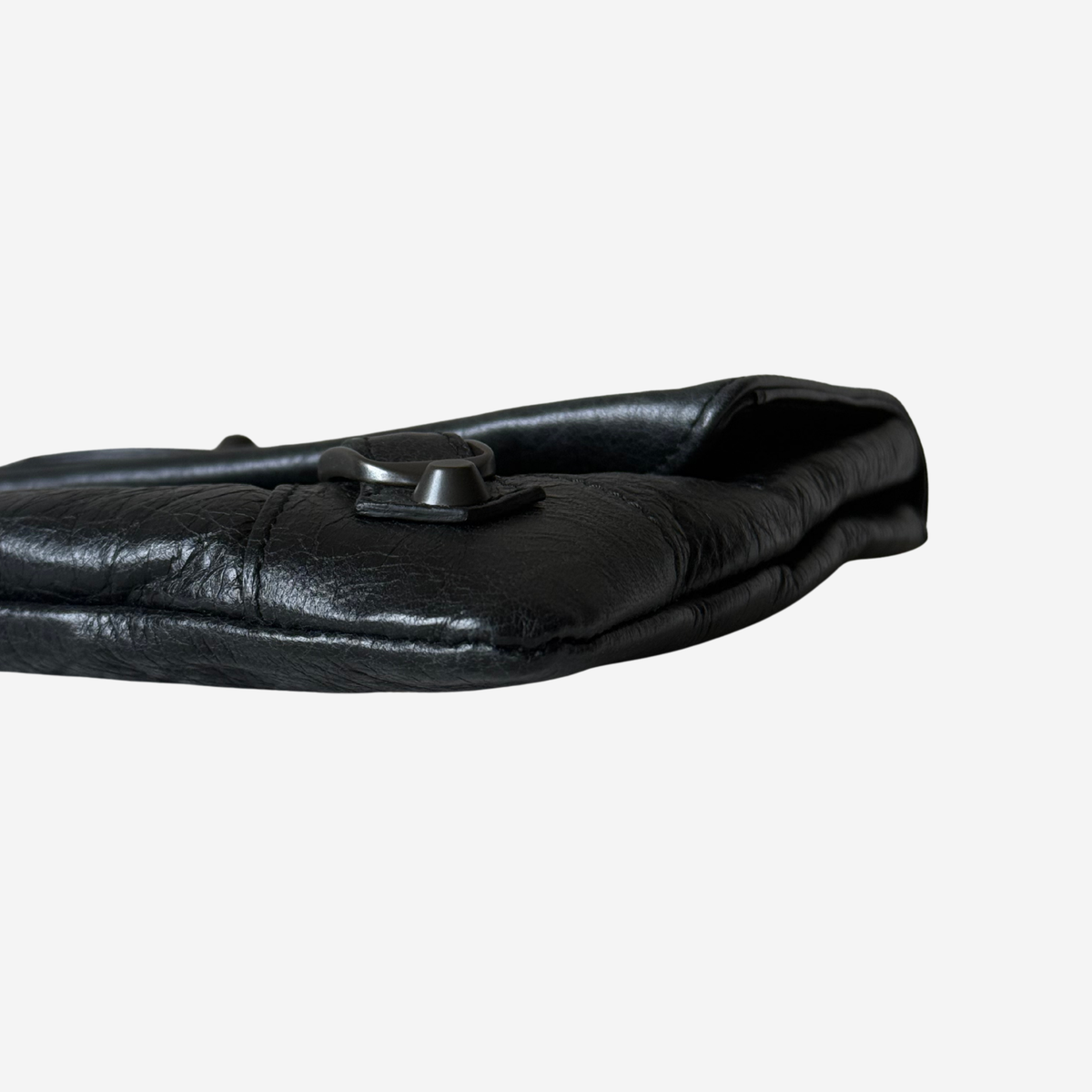Balenciaga 2012 Black Classic Envelope Clutch