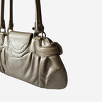 Ferragamo Small Metallic Gancini Marisa Bag
