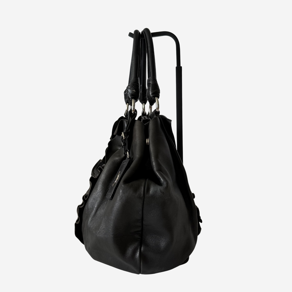 Nappa Mordore Ruffle Hobo