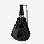 Prada Nappa Mordore Ruffle Hobo