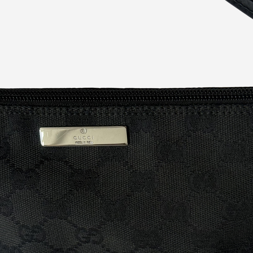 GG Canvas Boat Pochette