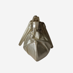 Ferragamo Large Metallic Gancini Marisa Bag
