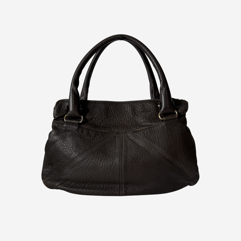 Gancini Leather Bag