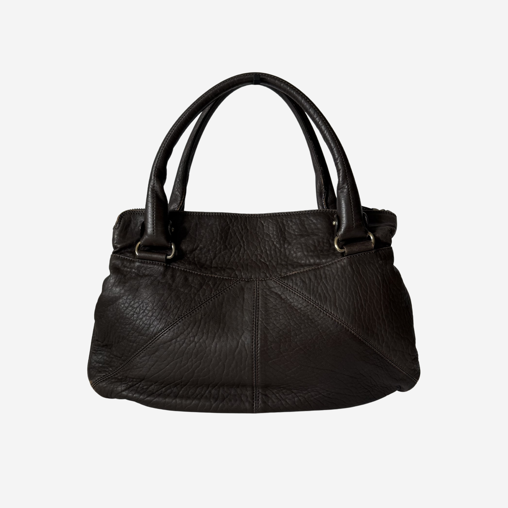 Gancini Leather Bag
