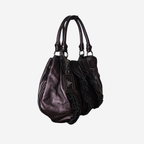 Prada Nappa Mordore Ruffle Hobo Bag