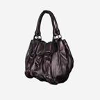 Prada Nappa Mordore Ruffle Hobo Bag
