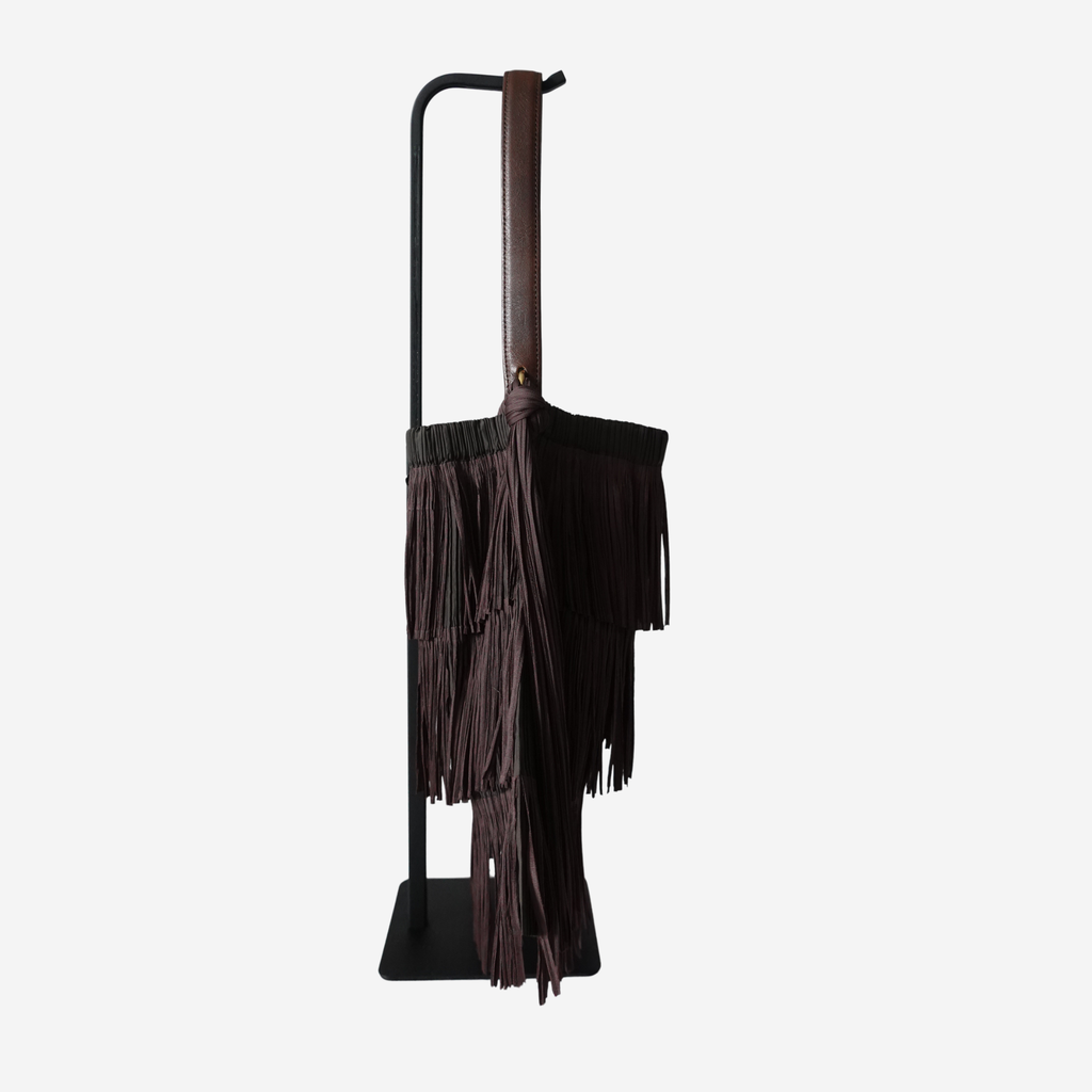 Pleats Please Fringe Shoulder Bag