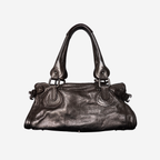 Chloé Metallic Silver Paddington