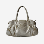 Ferragamo Large Metallic Gancini Marisa Bag