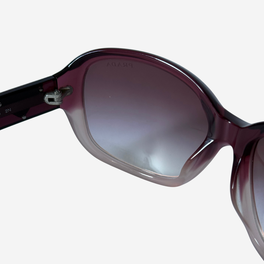 Prada SPR 10M-A Purple Gradient Sunglasses