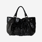 Prada Nappa Mordore Ruffle Hobo