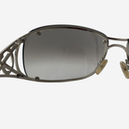 Yves Saint Laurent Rhinestone Shield Sunglasses
