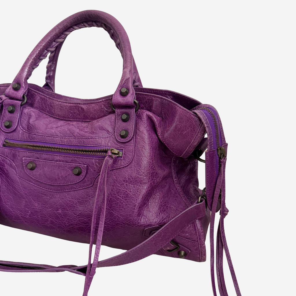 Balenciaga F/W 2013 Classic City Bag in Ultraviolet Purple