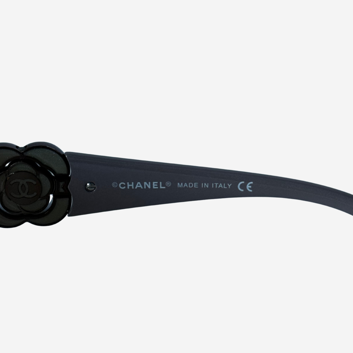 Chanel 4164-B Camellia Crystal Shield Sunglasses