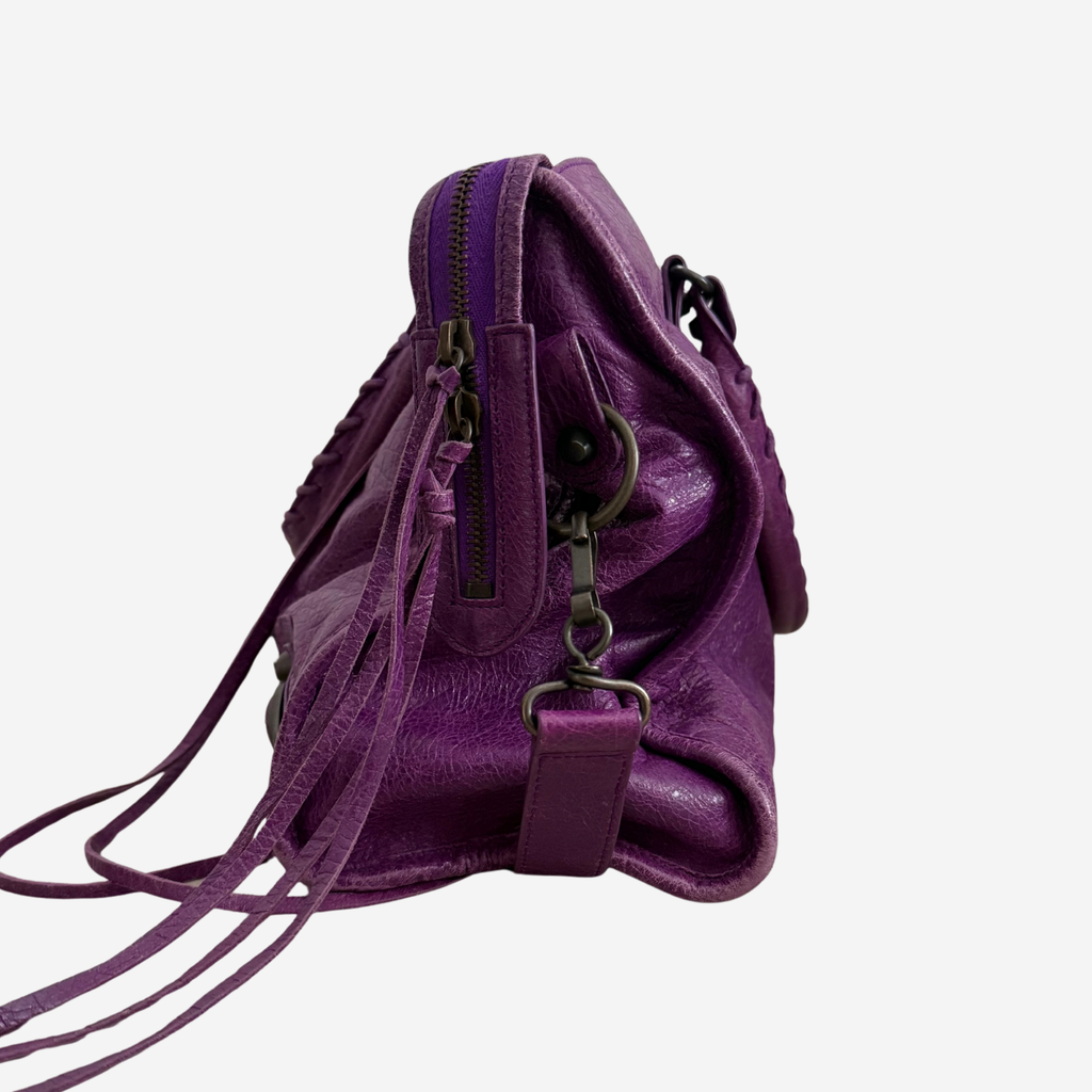 Balenciaga F/W 2013 Classic City Bag in Ultraviolet Purple