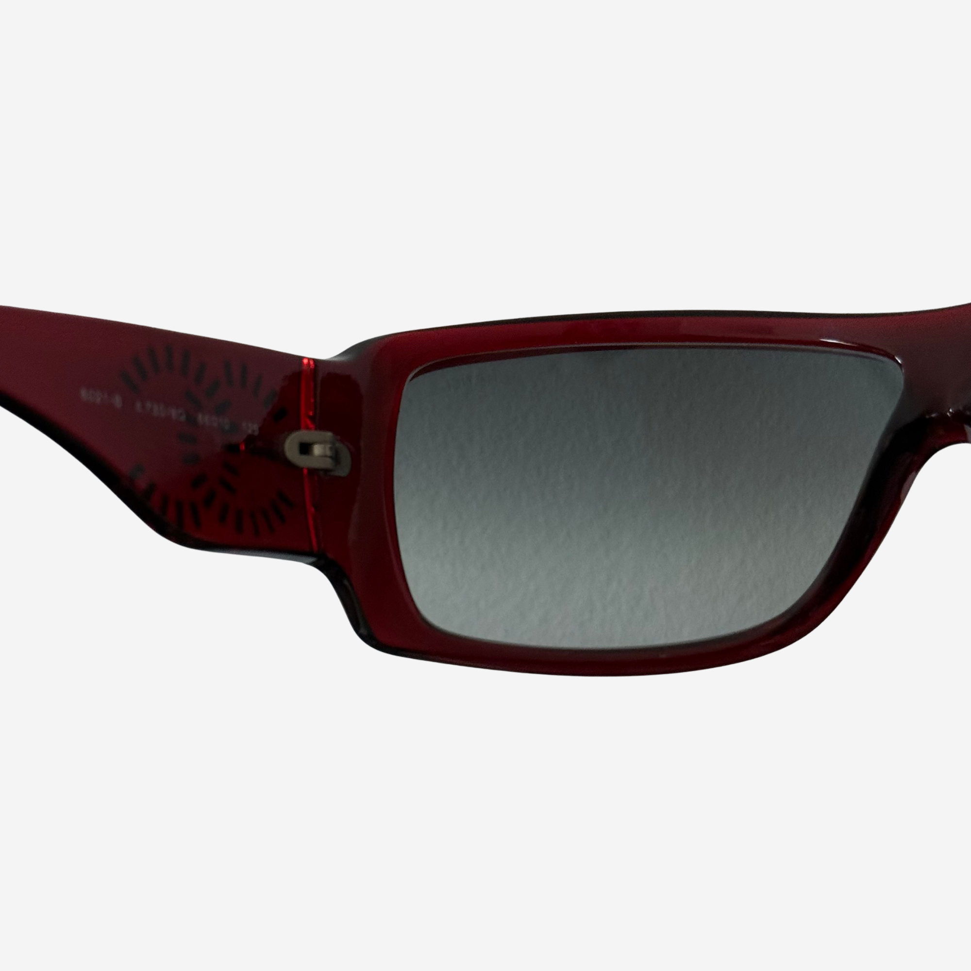 6021-B Crystal CC Shield Sunglasses